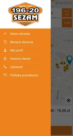 Sezam Taxi Gliwice Screenshot 2