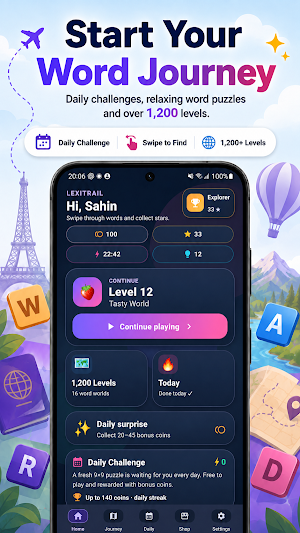 LexiTrail Word Search Game Screenshot 3