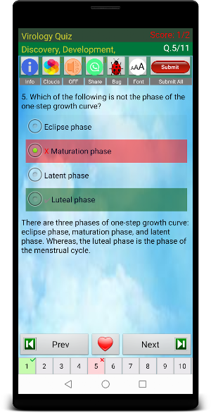 Virology Quiz Screenshot 2