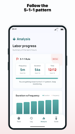 Contraction Timer 5-1-1 Screenshot 3