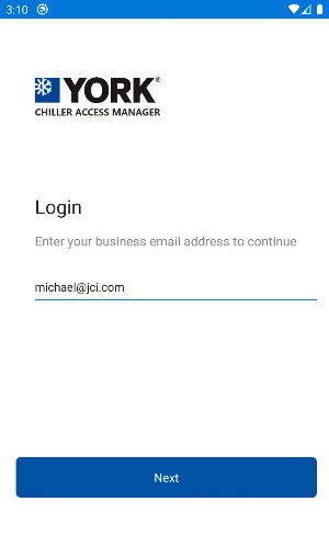 YORK Chiller Access Manager Screenshot 0