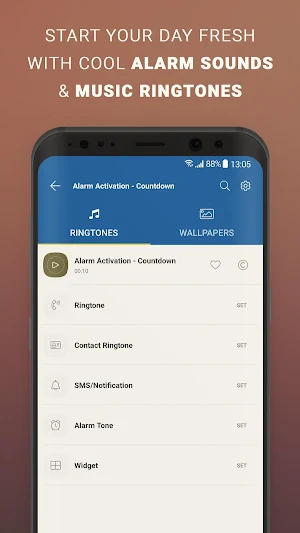 Alarm Sounds & Ringtones Free Screenshot 1