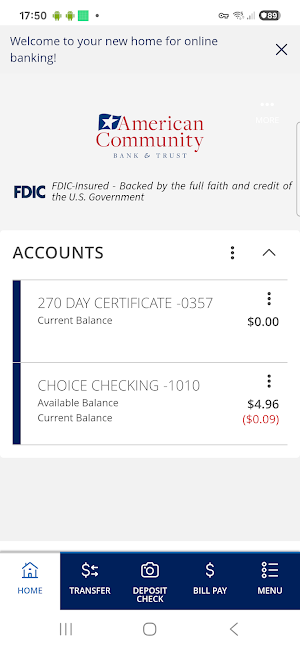 Amcom Bank Screenshot 0