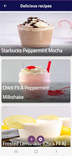 Delicious recipes Screenshot 0