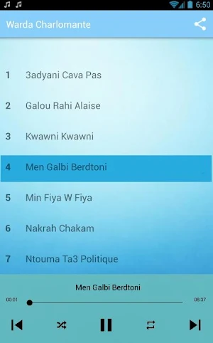 Warda Charlomante 2021 وردة شارلومانتي بدون أنترنت Screenshot 1