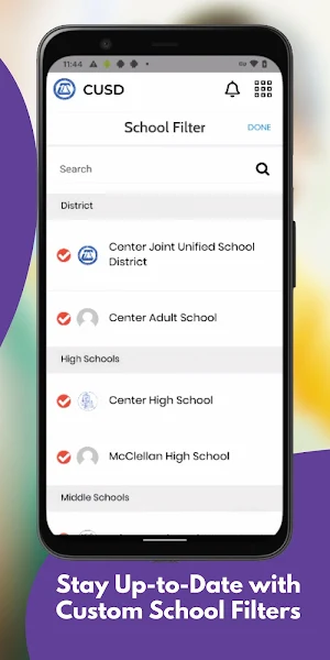 Center Joint Unified District  Screenshot 1