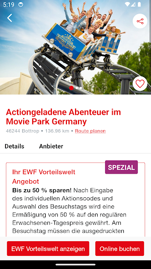 EWF Vorteilswelt Screenshot 1