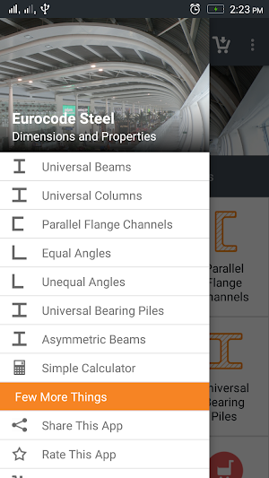 Eurocode Steel Sections Screenshot 1