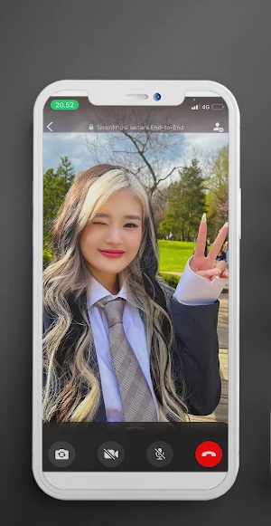 Fake Kika Kim Prank video call Screenshot 0