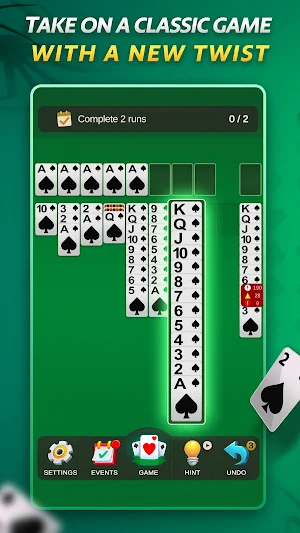 Spider Solitaire Screenshot 1