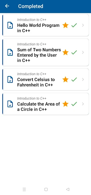 Practice Exercises for C++ Screenshot 3