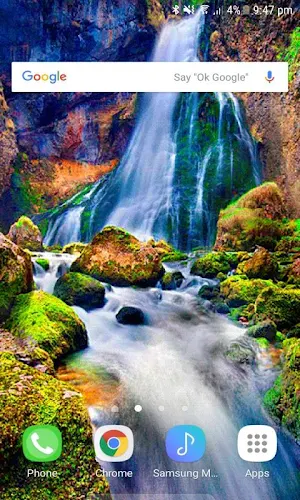Vernal Falls Live Wallpaper Screenshot 1