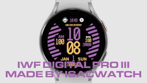 IWF Digital Pro III watch face Screenshot 0