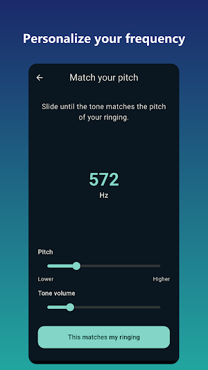 Tinnitus Notch: Masking Sounds Screenshot 2