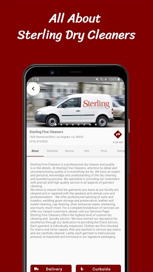 Sterling Dry Cleaners Screenshot 3