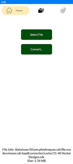 CDR File Opener & Converter Screenshot 0