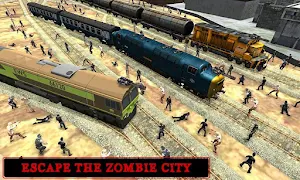 US Army Train Shooting The Walking Zombie Game Screenshot 1