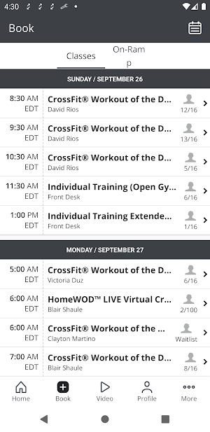 Element CrossFit Screenshot 1