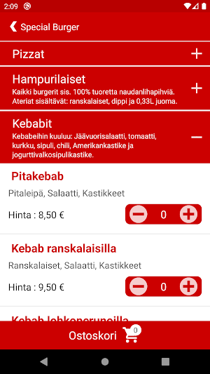 Ravintola Special Burger Screenshot 2