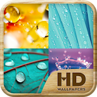 Raindrop Screen Lock Wallpaper