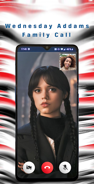 Wednesday Addams Family Call Screenshot 0