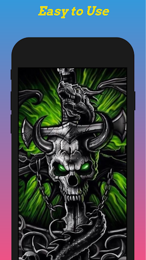 Skull Wallpaper Live 3D Screenshot 2