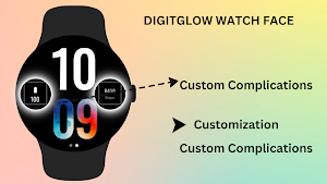 DigitGlow Watch Face Screenshot 3