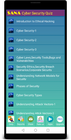 Cyber Security Quiz Screenshot 0