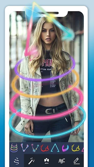Neon Photo Editor - Neon Light Effects Screenshot 2
