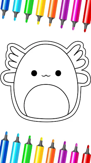 Squishmallow Coloring Game Screenshot 0
