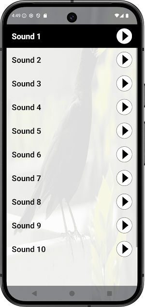 Blackbird Song Sounds Screenshot 2