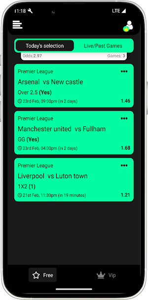 FootballWays betting tips Screenshot 2