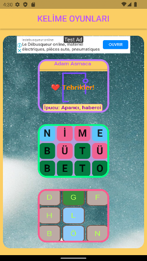 Kelime Oyunları Screenshot 0