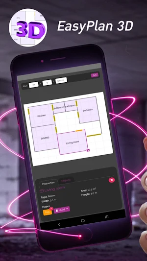 EasyPlan 3D - Build Home floor Screenshot 0