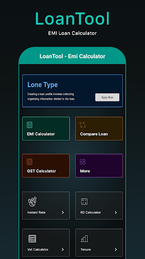 LoanTool - EMI Loan Calculator Screenshot 1