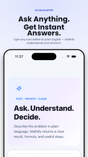 Mathify — AI Calculator Screenshot 0