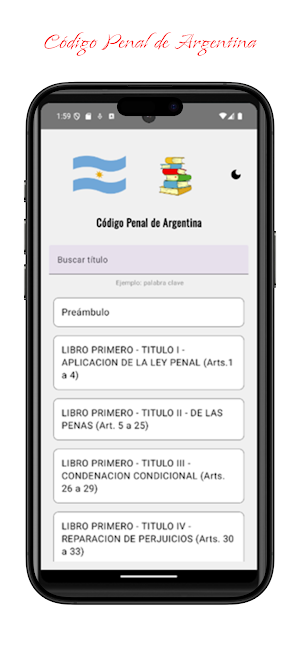 Código Penal de Argentina Screenshot 2