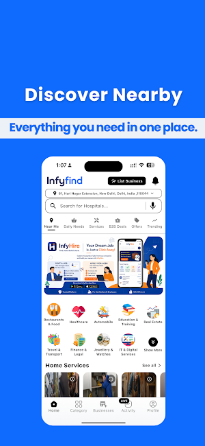 InfyFind - Everything Nearby Screenshot 0