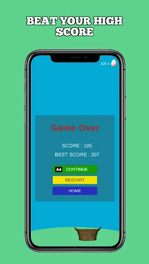 Easter Eggs : Catch The Eggs Screenshot 3