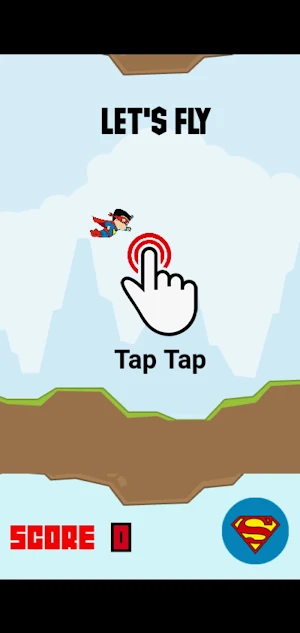 Tappy Super Kid Fly Screenshot 0