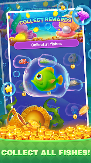 Solitaire Fortune - aquarium Screenshot 1