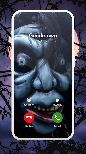Fake Call Hantu Genderuwo Real Screenshot 1