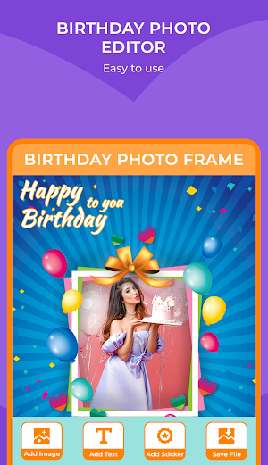 Birthday Photo Frame Screenshot 3