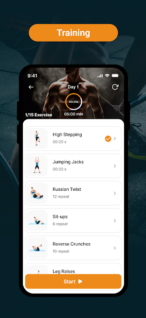 Six-Pack in 30 Days Screenshot 1