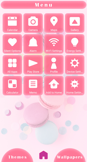 Colorful Macarons Theme +HOME Screenshot 1