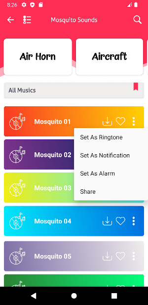 Mosquito Sounds Screenshot 3