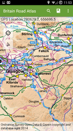 GB Offline Road Map - OS Based Screenshot 0