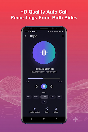 Track call Recorder Screenshot 1