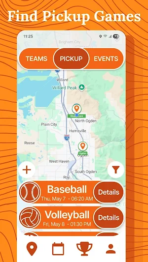 Impel: Sports & Pick Up Games Screenshot 0