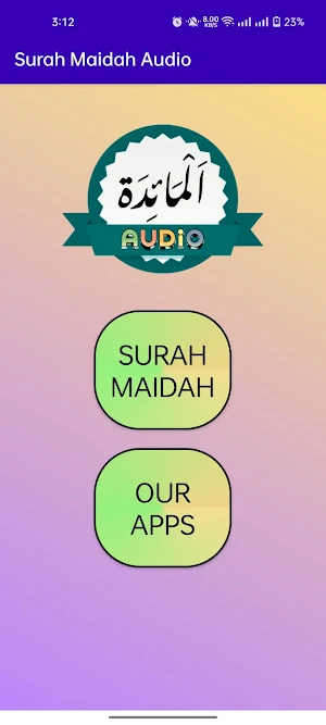 Surah Maidah Audio Screenshot 1